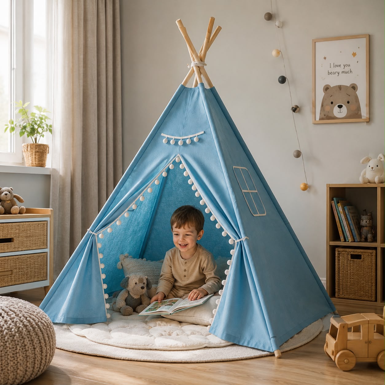 Tipis Garçon Bleu