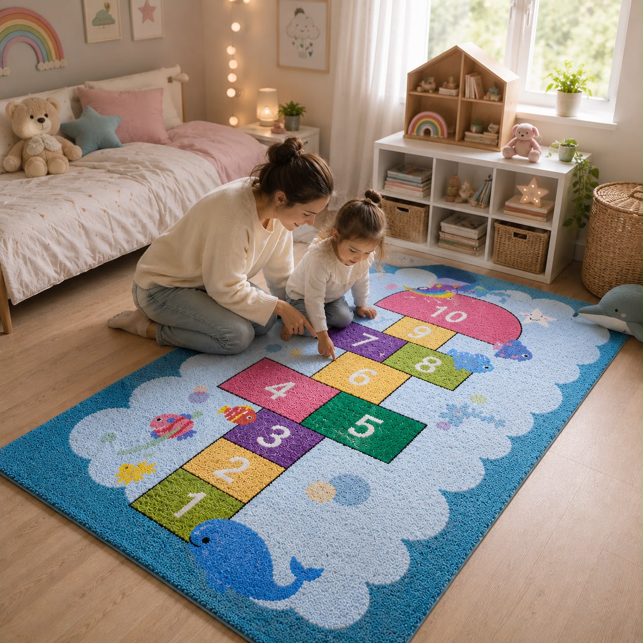 Tapis Marelle Coloré
