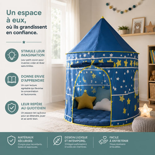 Cabane Château  Bleu