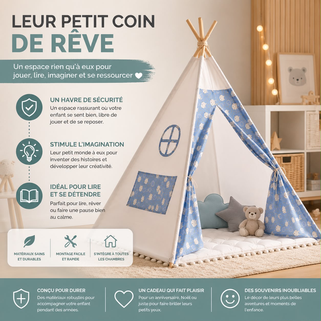 Tipi Enfant Chat