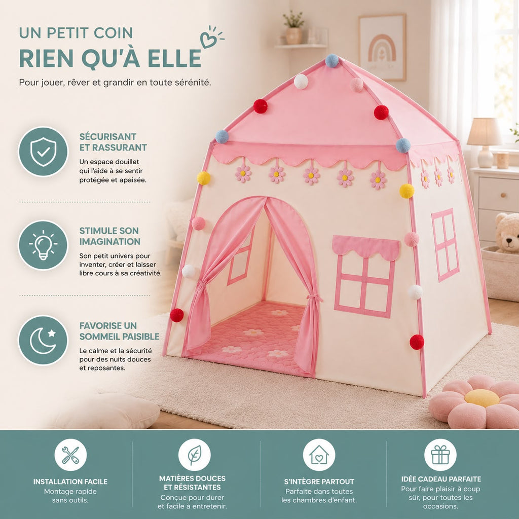 Tente Enfant Rose
