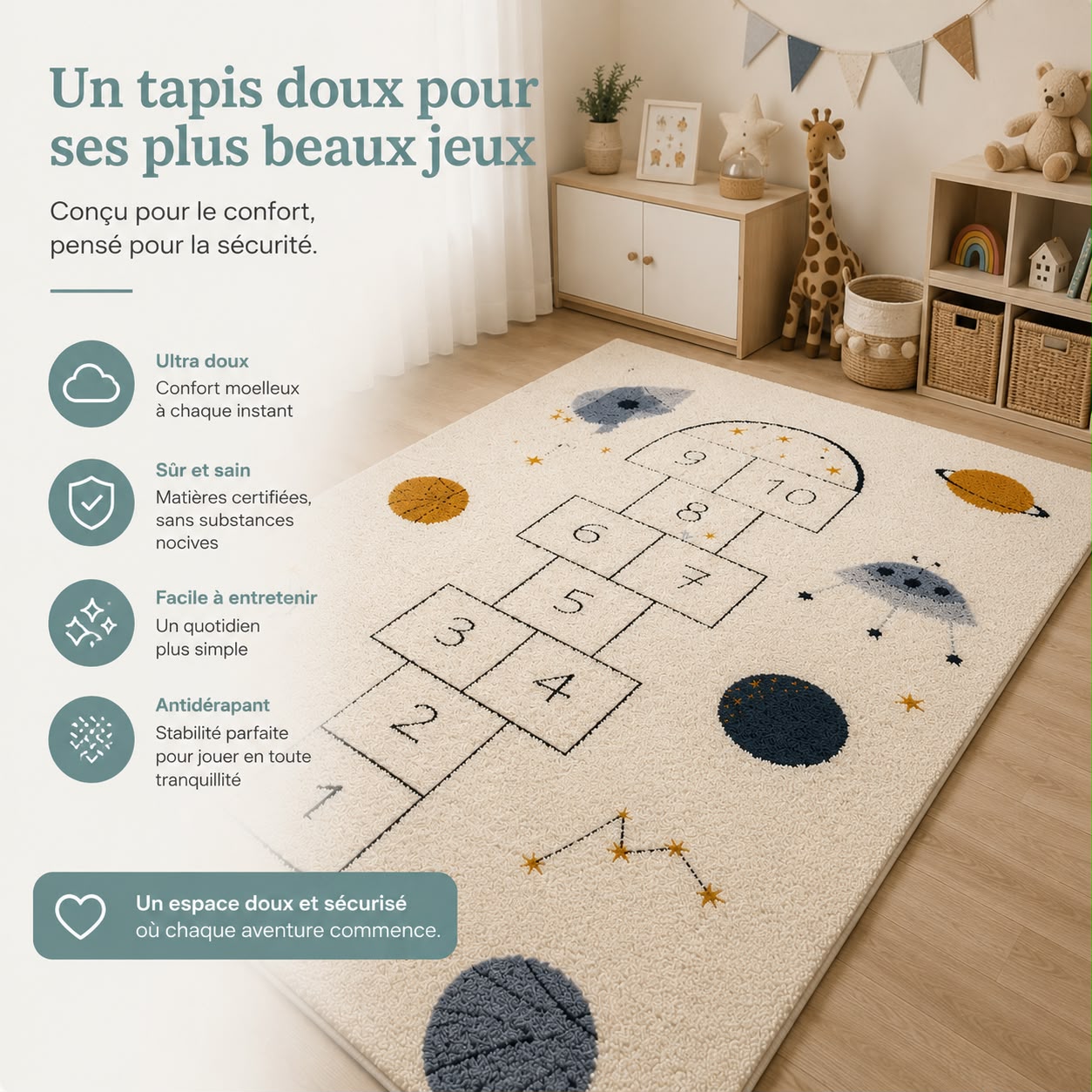 Tapis Enfant Espace