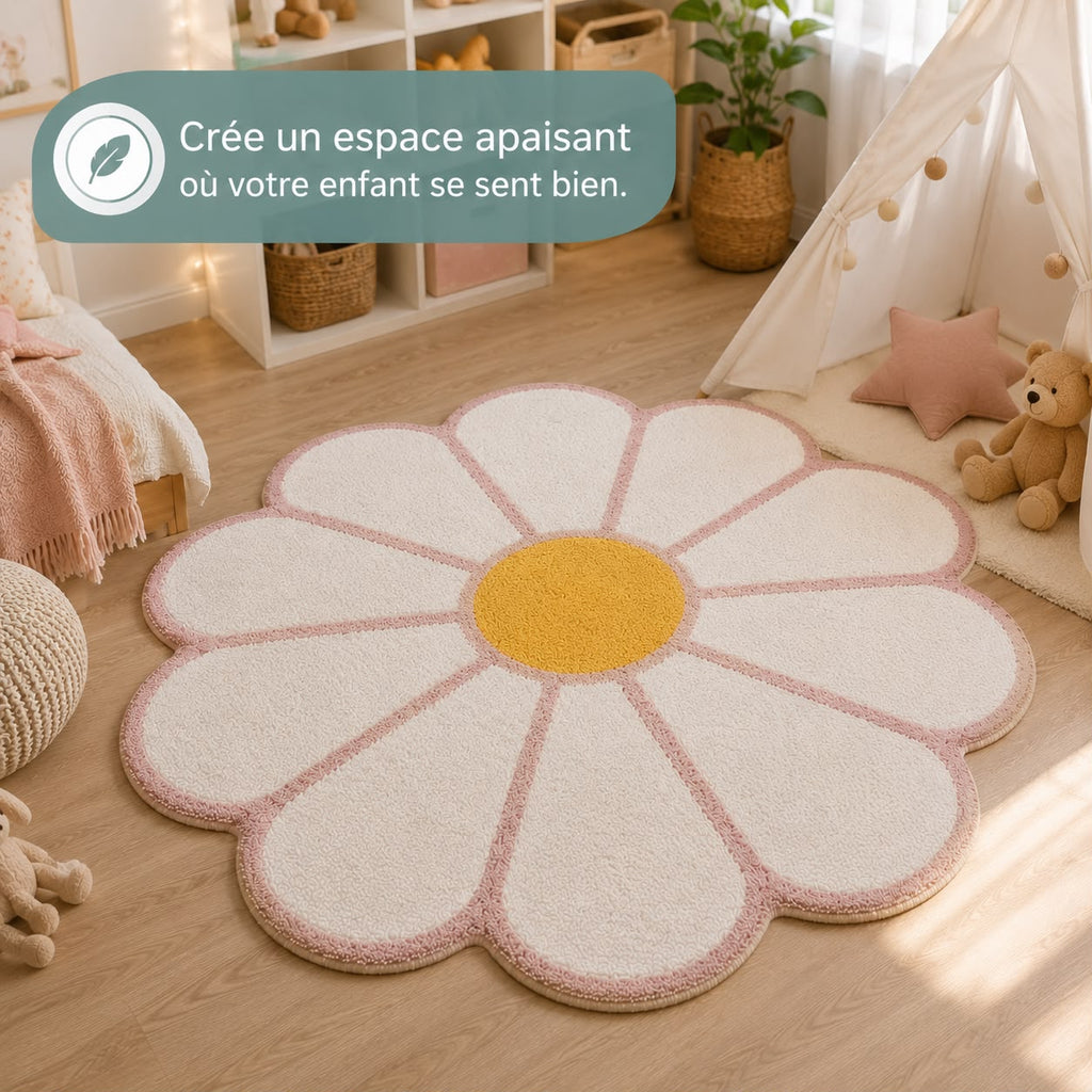 Tapis Enfant Fleur