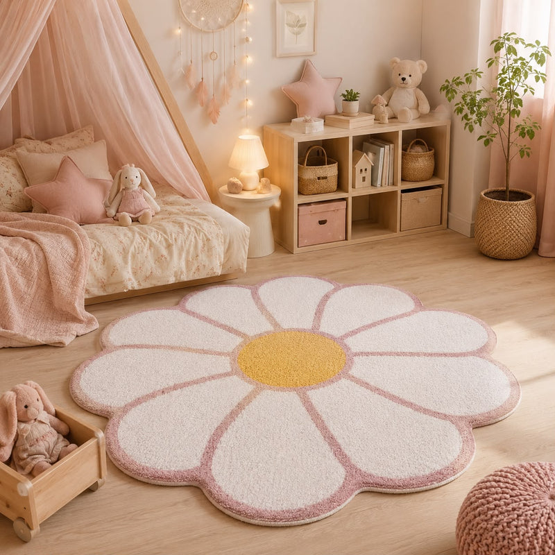 Tapis Enfant Fleur