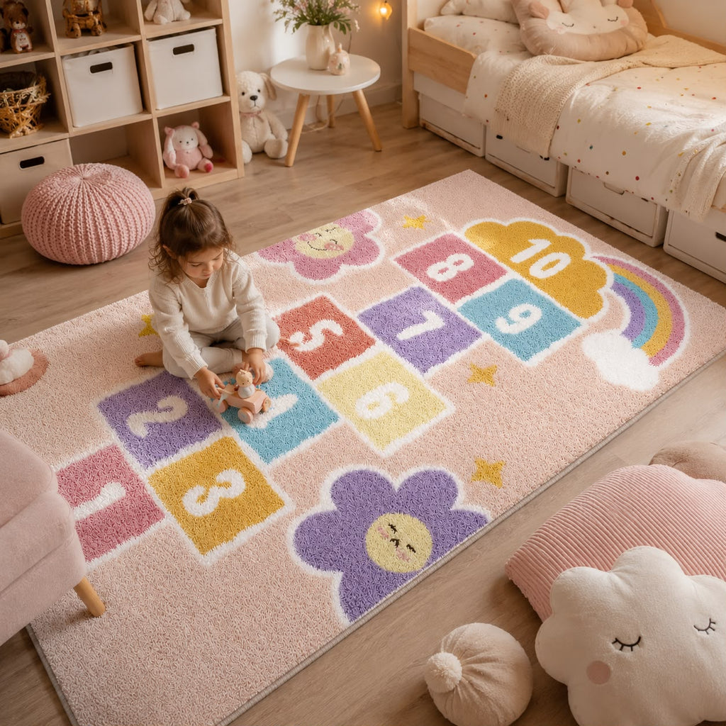 Tapis Marelle Fille