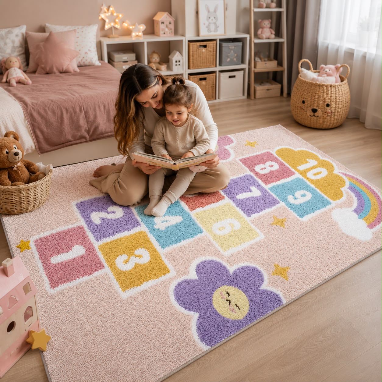 Tapis Marelle Fille