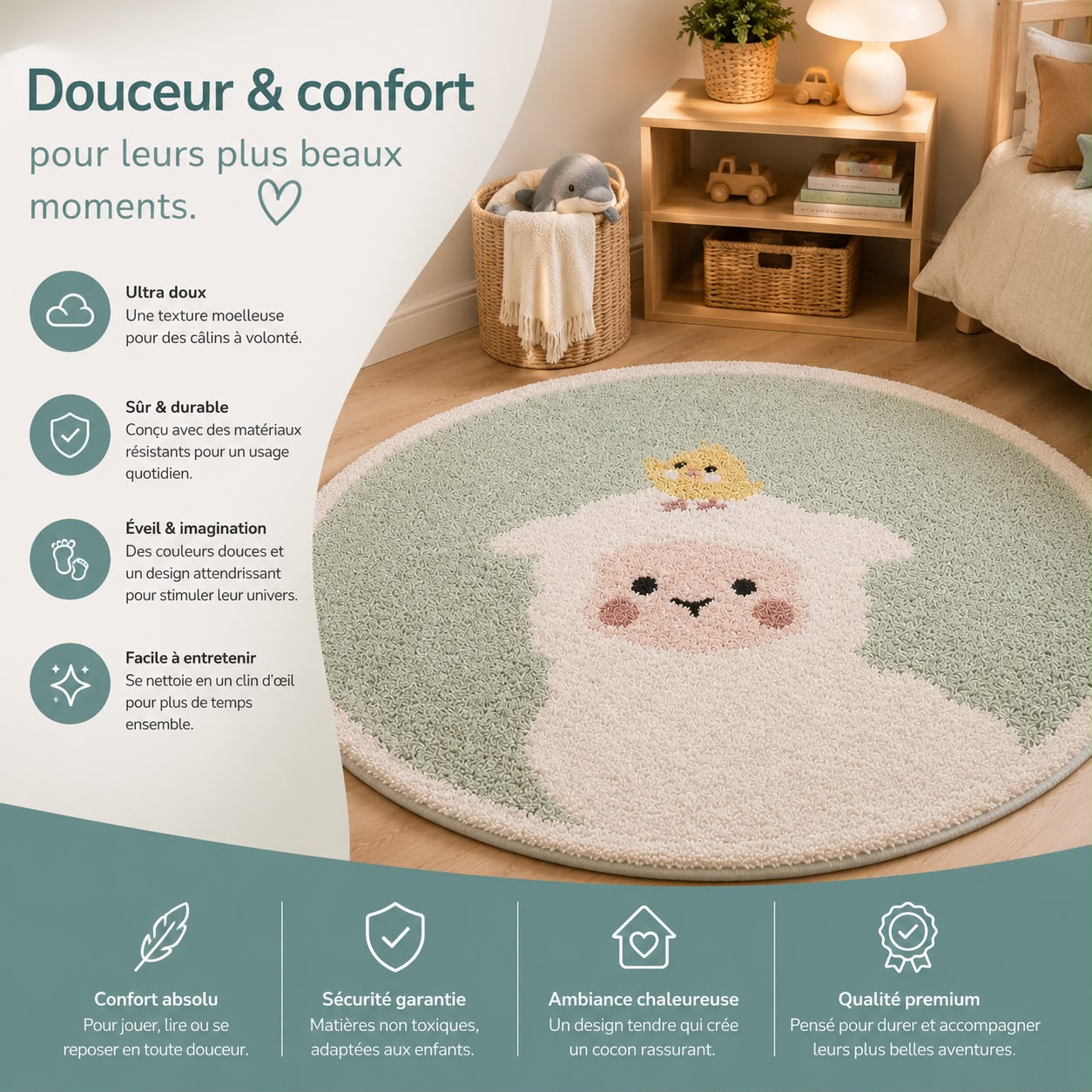 Tapis Enfant Mouton