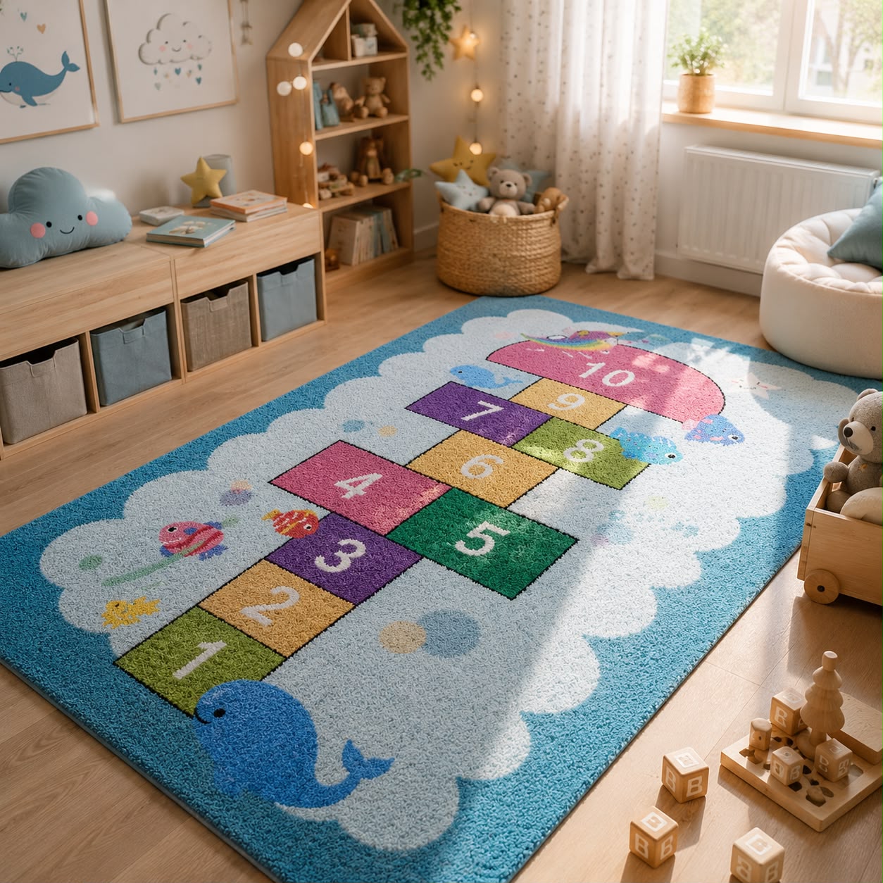 Tapis Marelle Coloré