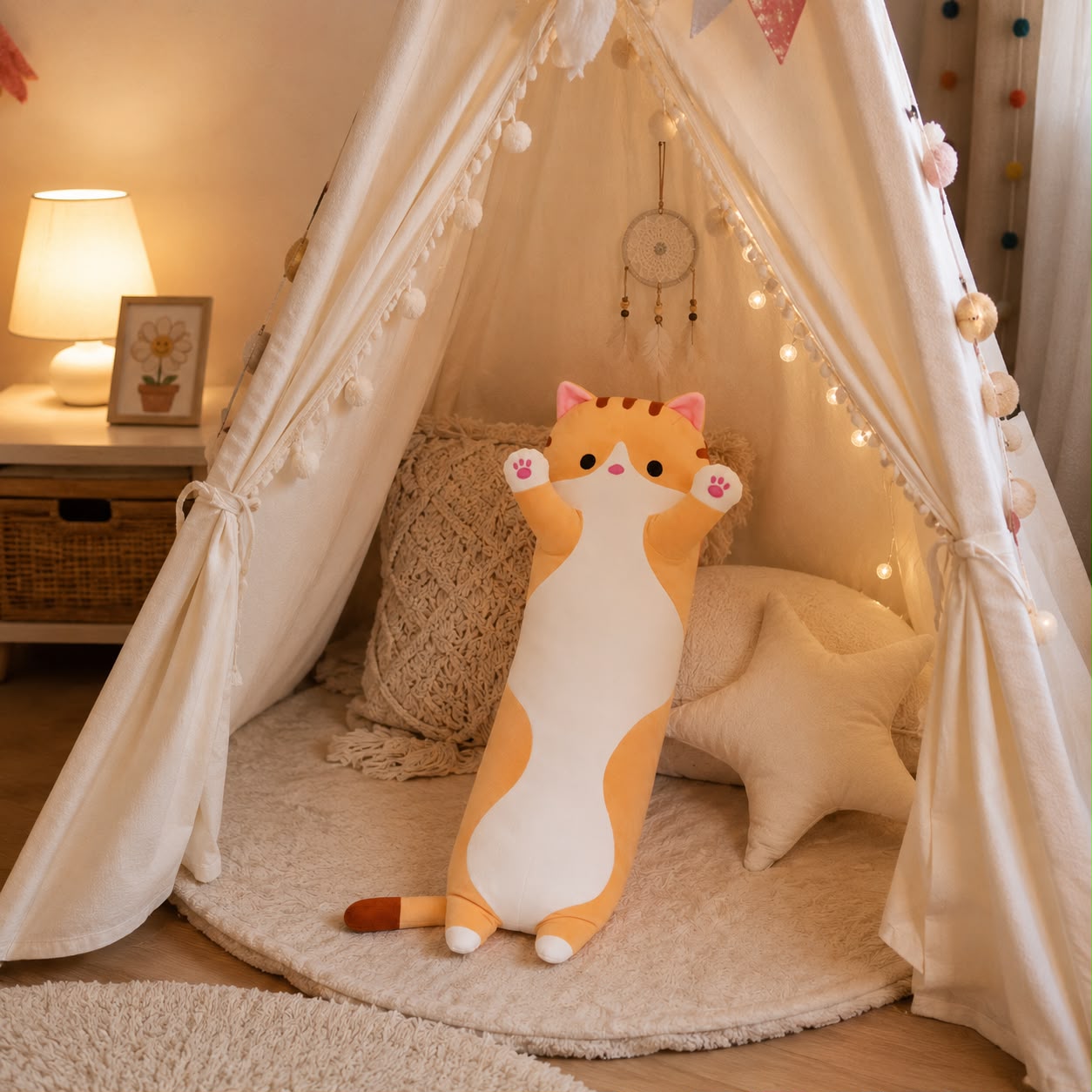 Peluche Chat Longue